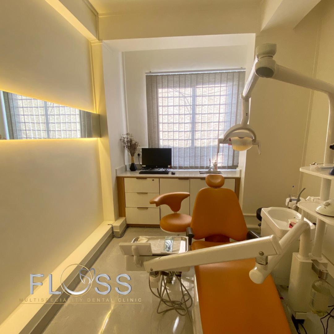 Treatment room with natural light and modern equipment